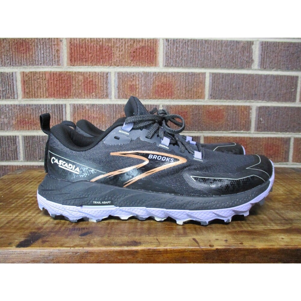 Brooks Womens Cascadia 18 Black 1204161B048 Trail Running Sneakers Shoes 9 B